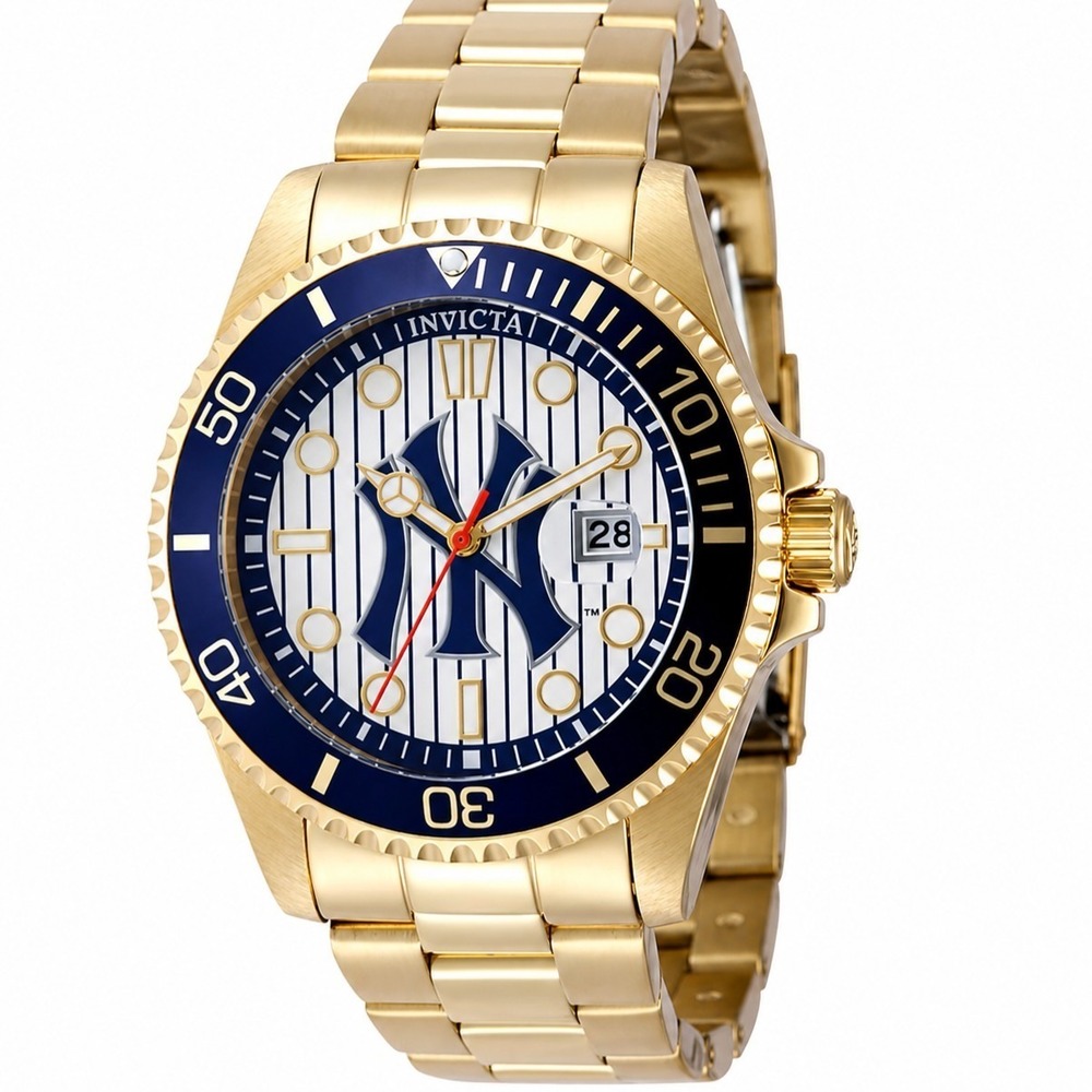 NEW Invicta Pro Diver New York Edition Men's Watch - 43mm, Gold (49858) #1052